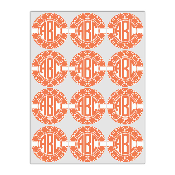 Linked Circles Icing Circle - Small - Set of 12