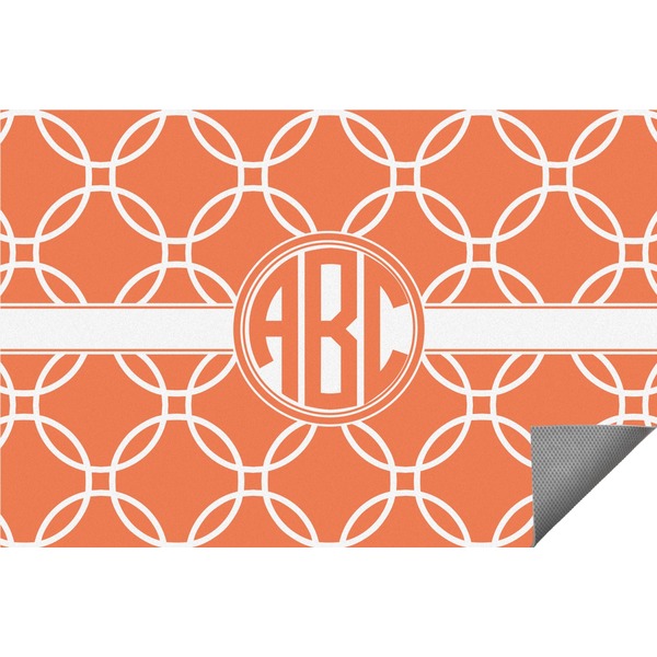 Custom Linked Circles Indoor / Outdoor Rug (Personalized)