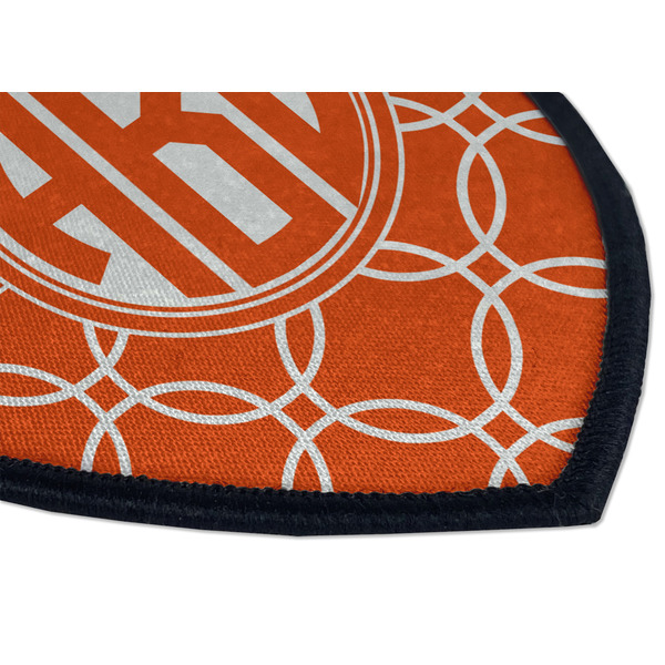 Linked Circles Iron on Shield 3 Detail