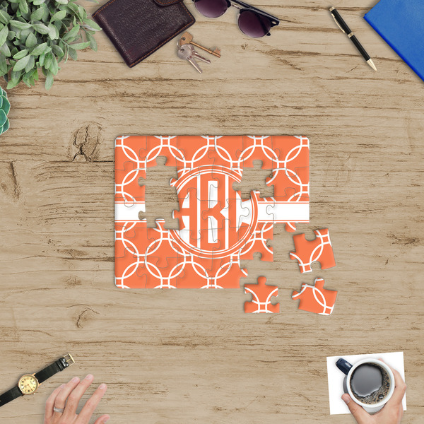 Linked Circles Jigsaw Puzzle 30 Piece - In Context