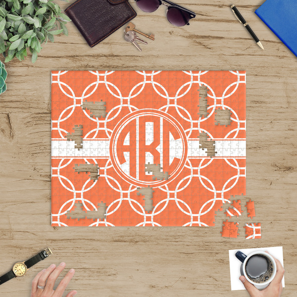 Linked Circles Jigsaw Puzzle 500 Piece - In Context