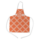Linked Circles Kid's Apron w/ Monogram