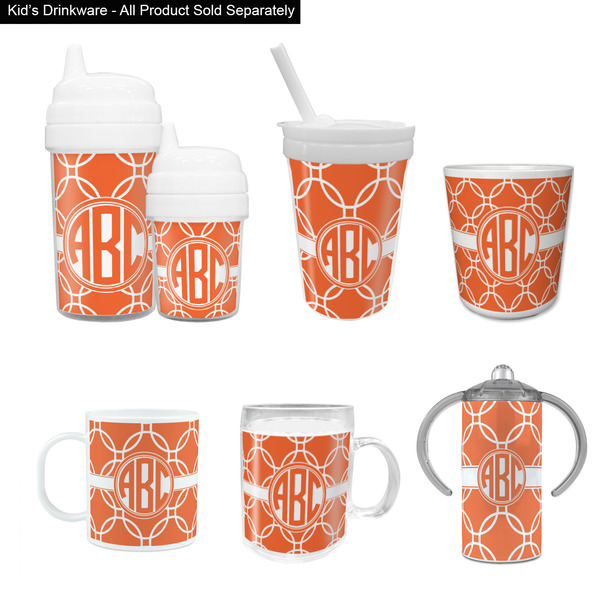 Linked Circles Kid's Drinkware - Customized & Personalized