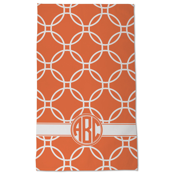 Linked Circles Kitchen Towel - Poly Cotton - Full Front