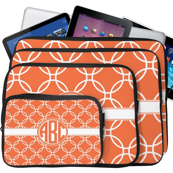 Linked Circles Laptop Case Sizes