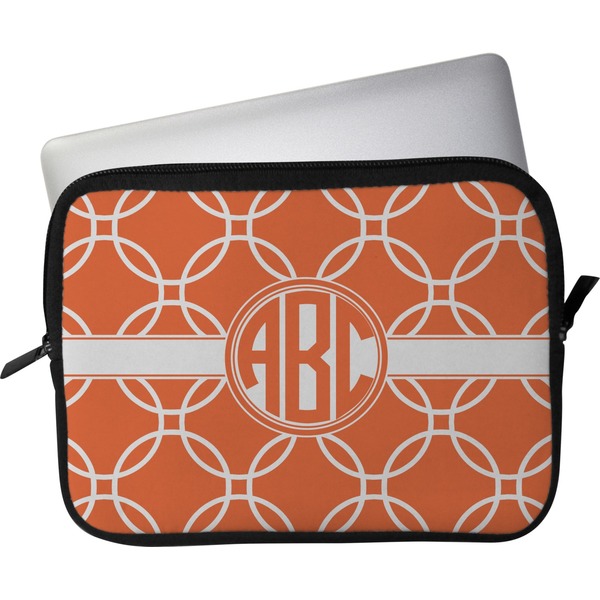 Custom Linked Circles Laptop Sleeve / Case (Personalized)