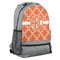 Linked Circles Large Backpack - Gray - Angled View
