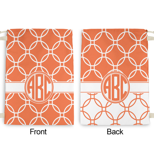 Linked Circles Large Laundry Bag - Front & Back View