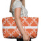 Linked Circles Large Rope Tote Bag - In Context View