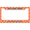 Linked Circles License Plate Frame Wide