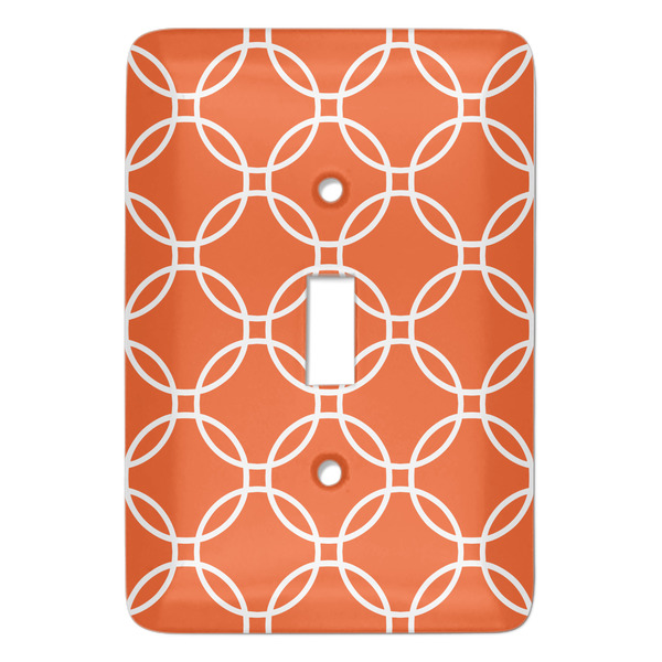 Custom Linked Circles Light Switch Cover (Single Toggle)