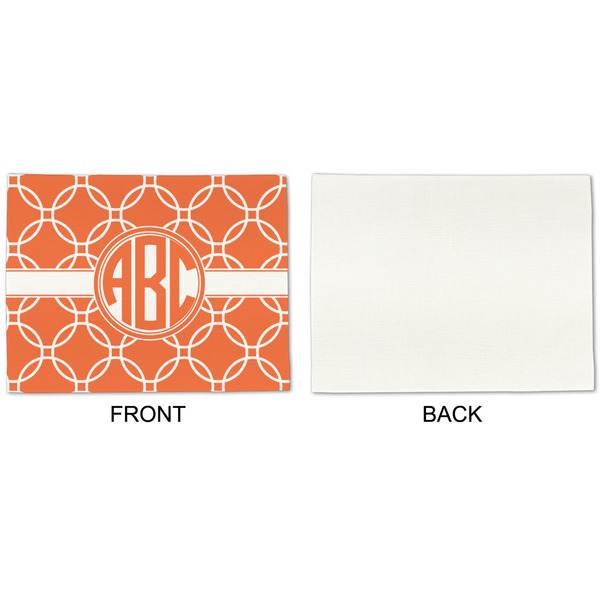 Linked Circles Linen Placemat - APPROVAL Single (single sided)