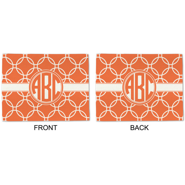 Linked Circles Linen Placemat - APPROVAL (double sided)