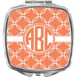 Linked Circles Compact Makeup Mirror (Personalized)
