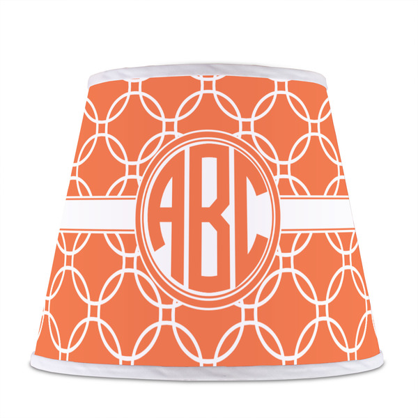 Linked Circles Poly Film Empire Lampshade - Front View