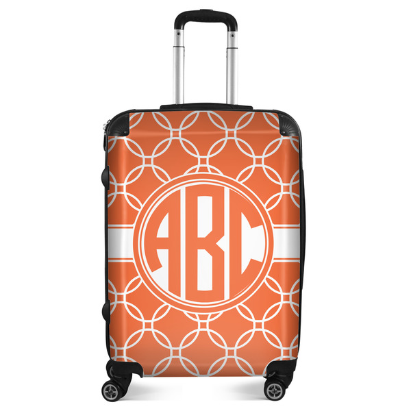 Custom Linked Circles Suitcase - 24" Medium - Checked (Personalized)