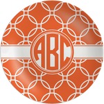 Linked Circles Melamine Plate (Personalized)