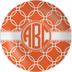 Linked Circles Melamine Plate (Personalized)
