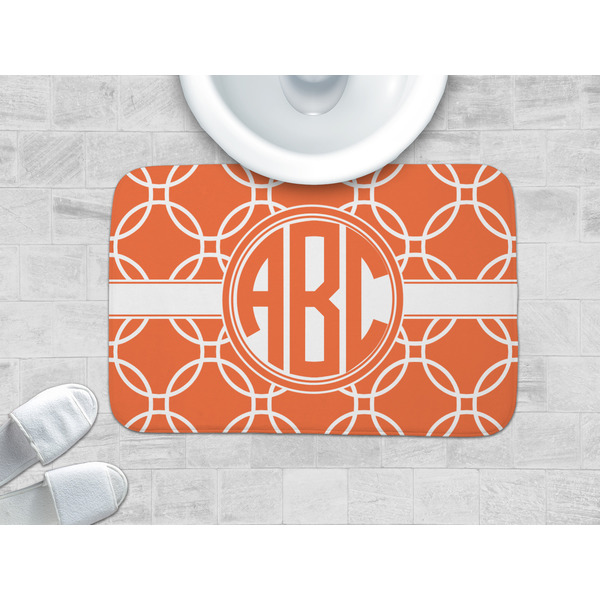 Linked Circles Memory Foam Bath Mat - LIFESTYLE 34x21