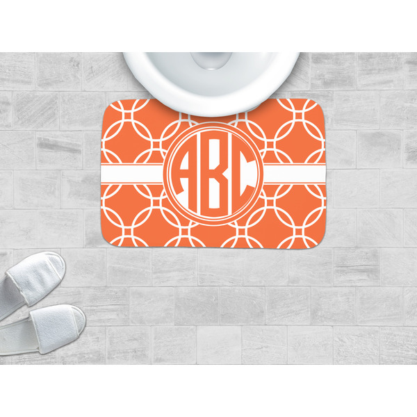 Linked Circles Memory Foam Bath Mat - LIFESTYLE