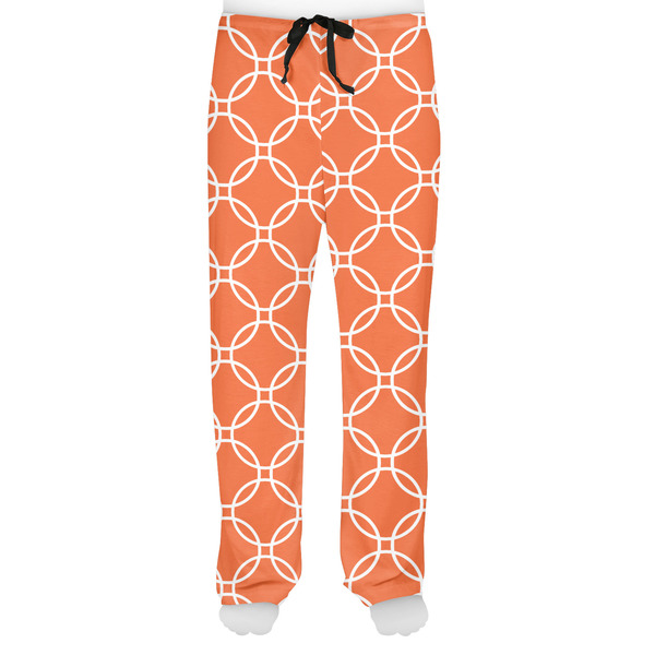 Linked Circles Men's Pjs Front - on model