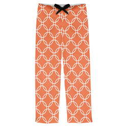 Linked Circles Mens Pajama Pants - XS (Personalized)