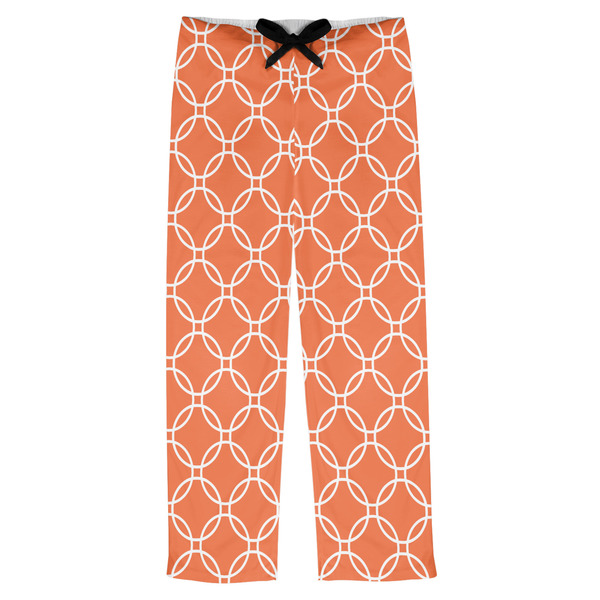 Custom Linked Circles Mens Pajama Pants - XS
