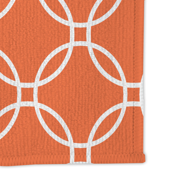 Linked Circles Microfiber Dish Rag - DETAIL