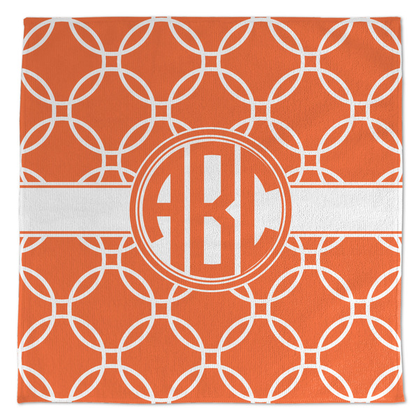 Custom Linked Circles Microfiber Dish Towel (Personalized)