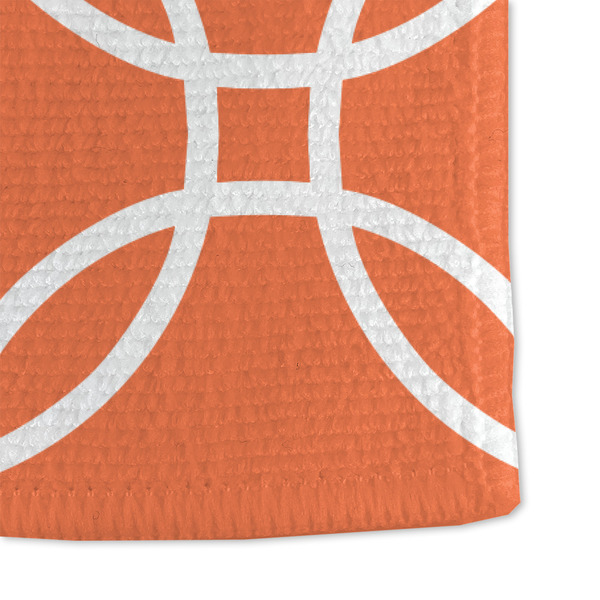 Linked Circles Microfiber Dish Towel - DETAIL