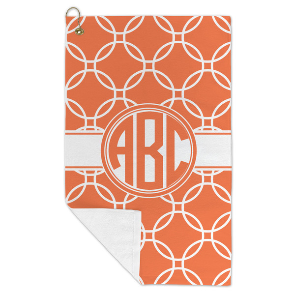 Linked Circles Microfiber Golf Towels - FOLD