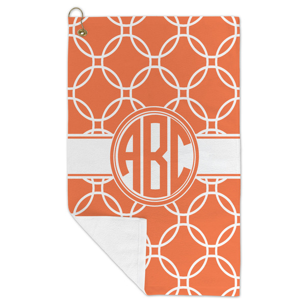 Linked Circles Microfiber Golf Towels - FOLD