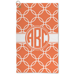 Linked Circles Microfiber Golf Towel (Personalized)