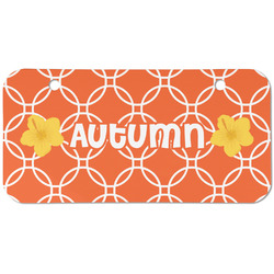 Linked Circles Mini/Bicycle License Plate (2 Holes) (Personalized)