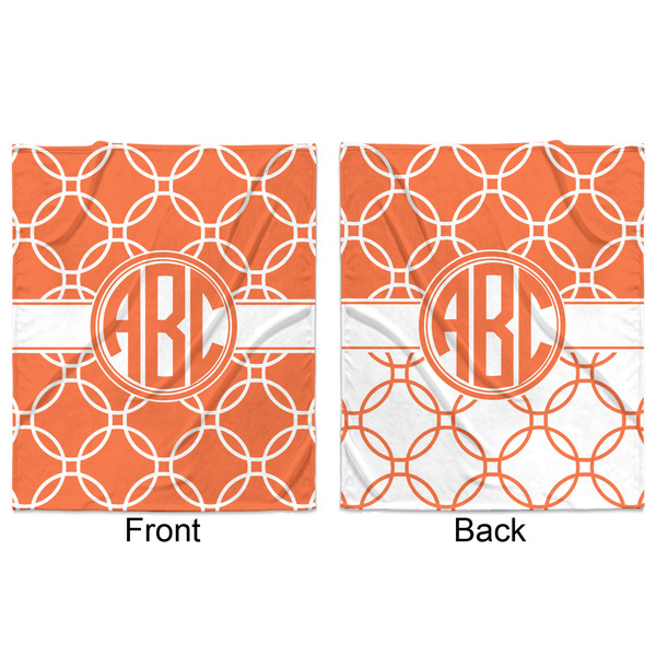 Linked Circles Minky Blanket - 50"x60" - Double Sided - Front & Back