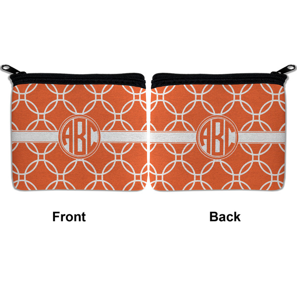 Linked Circles Neoprene Coin Purse - Front & Back (APPROVAL)