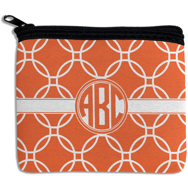 Custom Linked Circles Rectangular Coin Purse (Personalized)