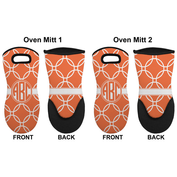 Linked Circles Neoprene Oven Mitt - Set of 2 - Approval