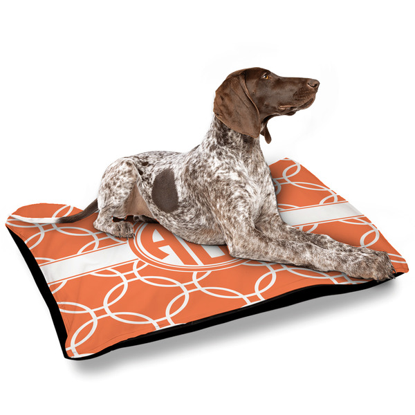 Linked Circles Outdoor Dog Beds - Large - IN CONTEXT