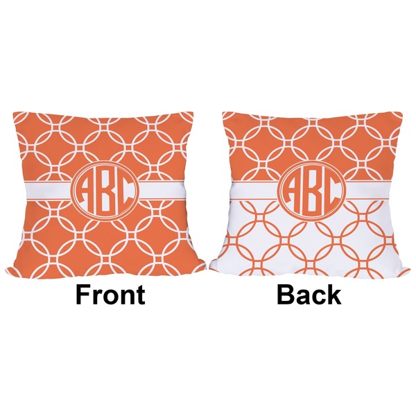Linked Circles Outdoor Pillow - 18x18