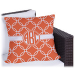 Linked Circles Outdoor Pillow - 20" (Personalized)