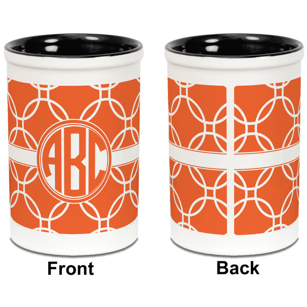 Linked Circles Pencil Holder - Black - approval