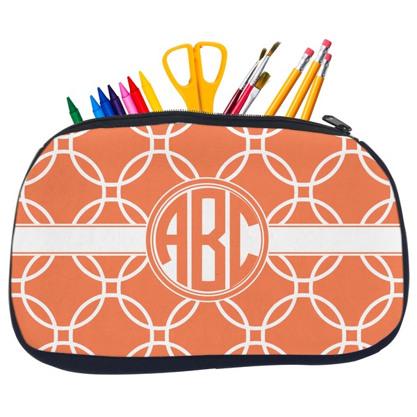 Linked Circles Pencil / School Supplies Bags - Medium