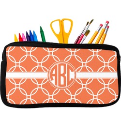 Linked Circles Neoprene Pencil Case (Personalized)
