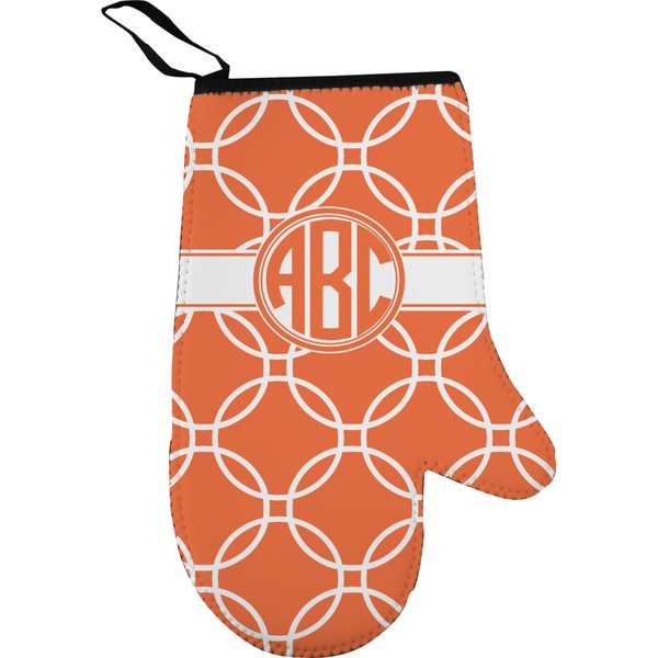 Custom Linked Circles Oven Mitt (Personalized)