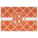 Linked Circles Laminated Placemat w/ Monogram