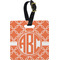 Linked Circles Personalized Square Luggage Tag