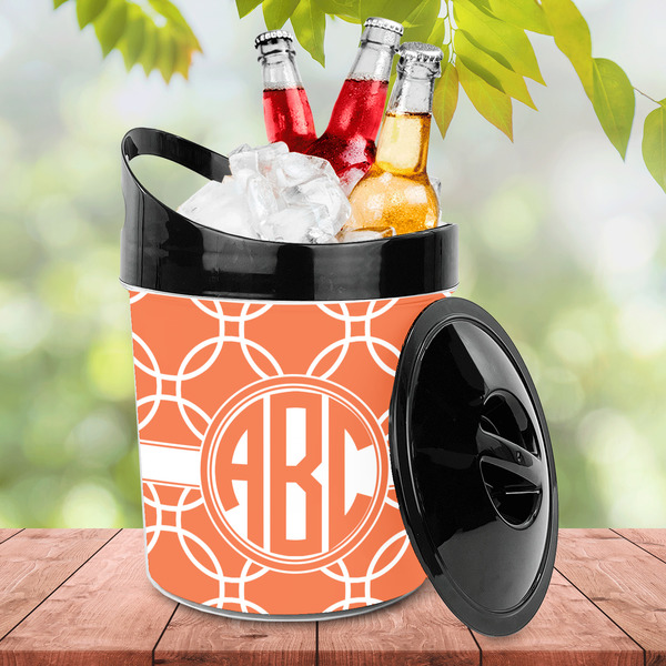Linked Circles Plastic Ice Bucket - LIFESTYLE