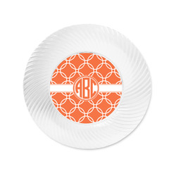 Linked Circles Plastic Party Appetizer & Dessert Plates - 6" (Personalized)