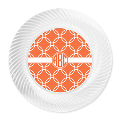 Linked Circles Plastic Party Dinner Plates - 10" (Personalized)